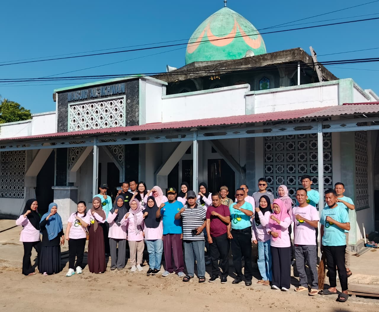 Gerakan Bersih Masjid Jadi Agenda Nasional, Kemenag Boltara Gelar di Masjid Al-Ikhwan Bigo