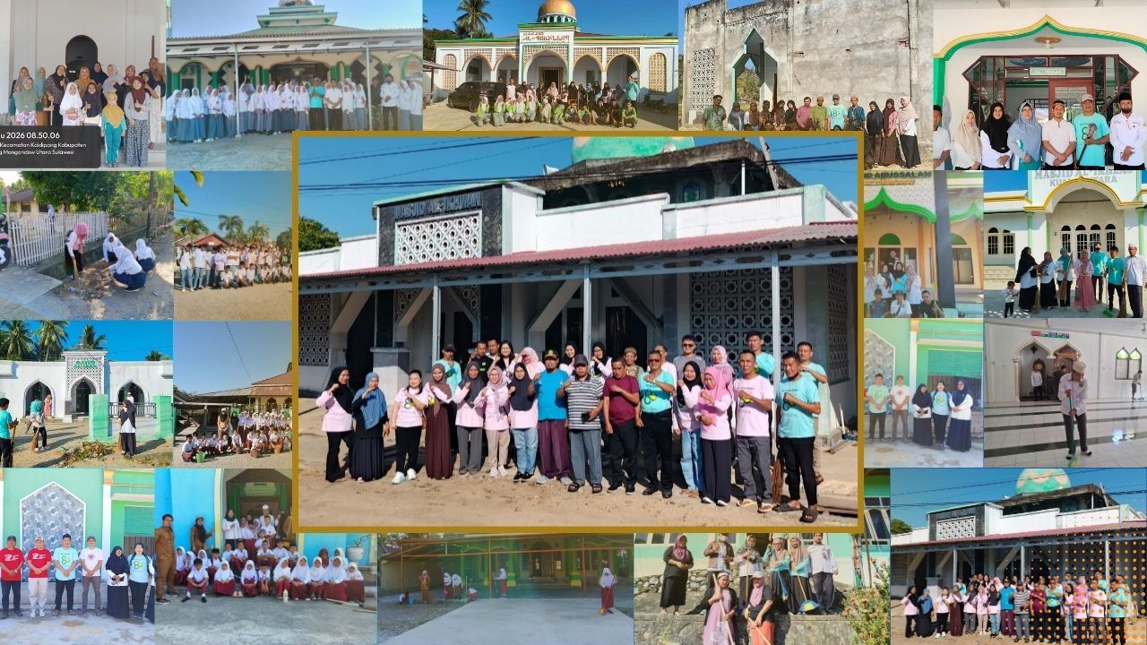 40  Titik Masjid di Bolmong Utara Jadi Lokus Gerakan Bersih Masjid